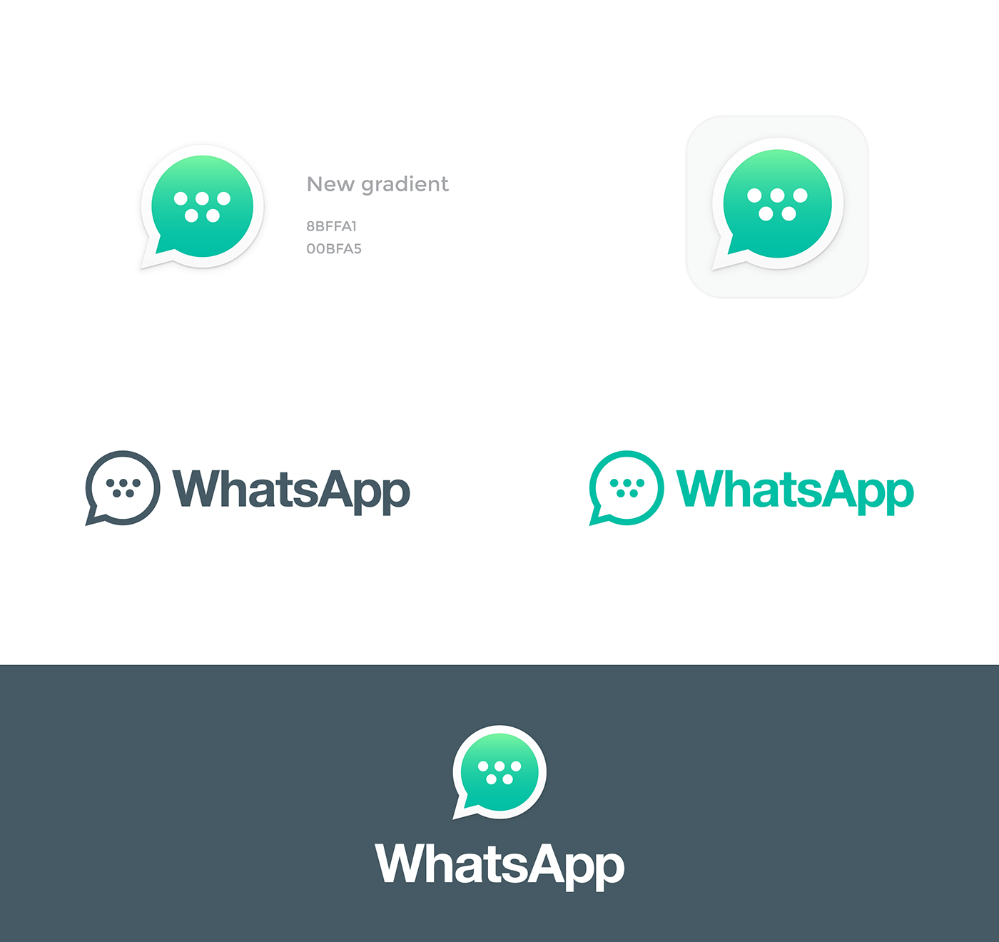 rebranding WhatsApp messenger facebook logo Icon ios
