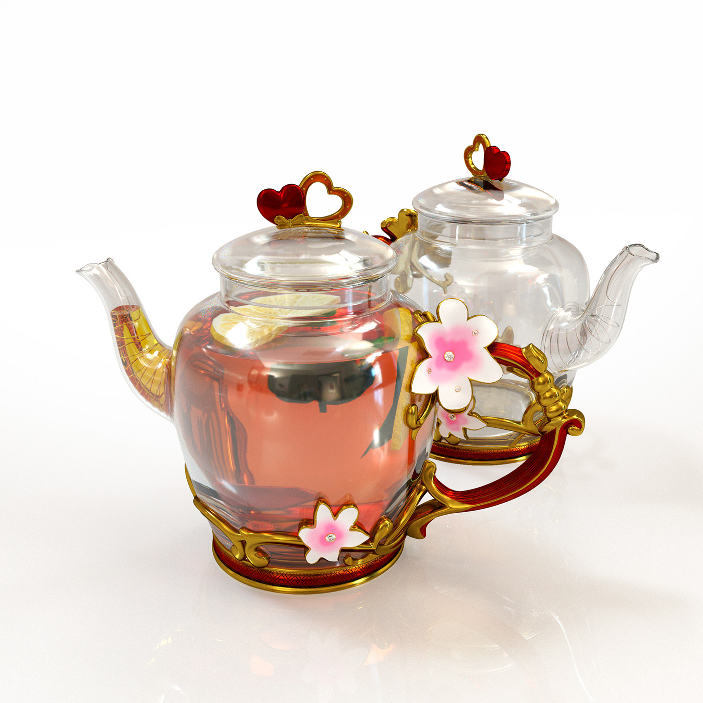 3D 3d modeling 3ds max archviz beverage cup drink Render tea vray