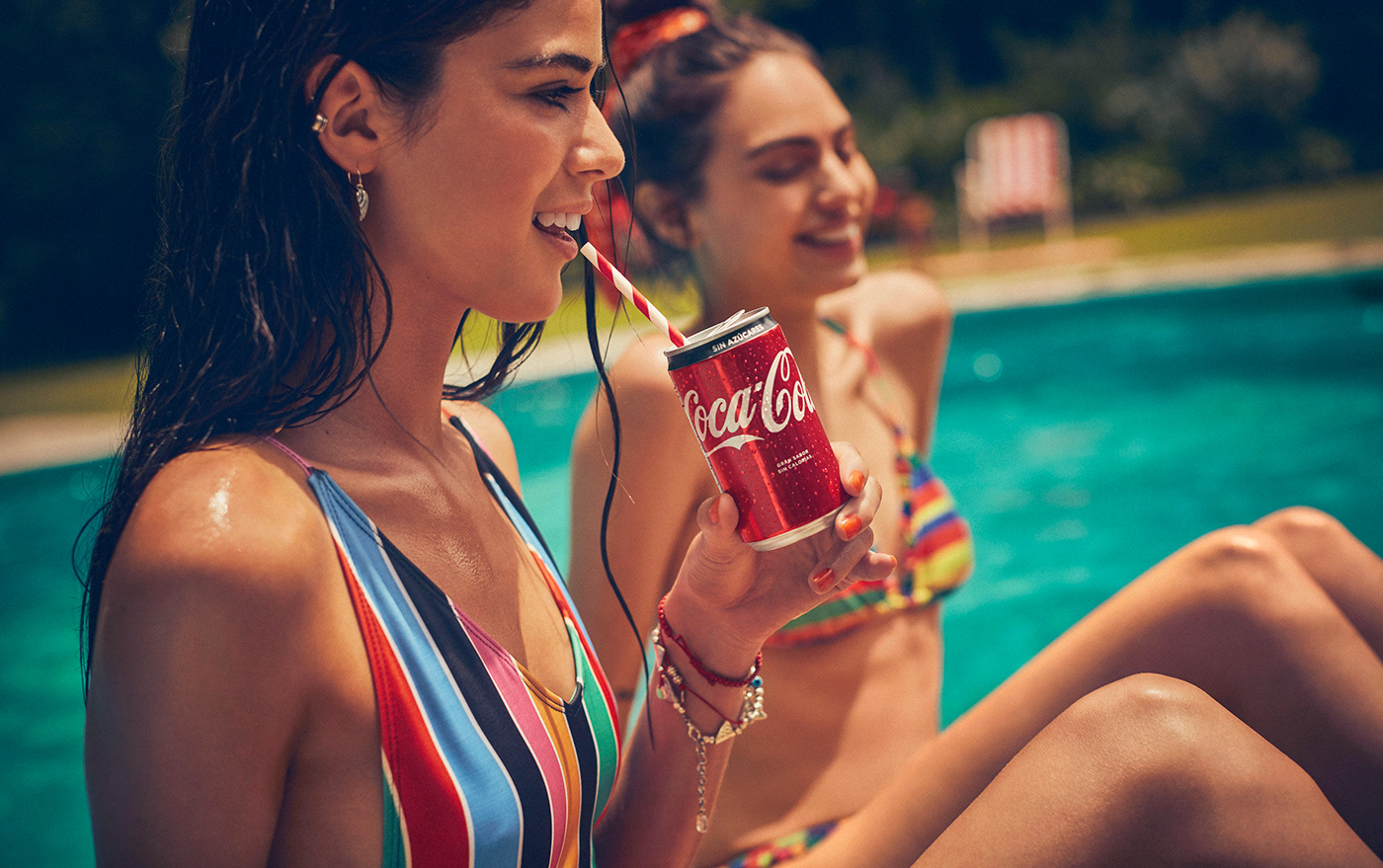Coca Cola summer advertisement Photography  facu garay water lifestyle action young adults friends
