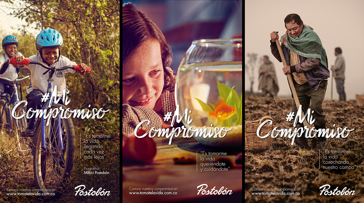 postobon campaign Photography  compromiso compromise Film   Campaña Fotografia footage people