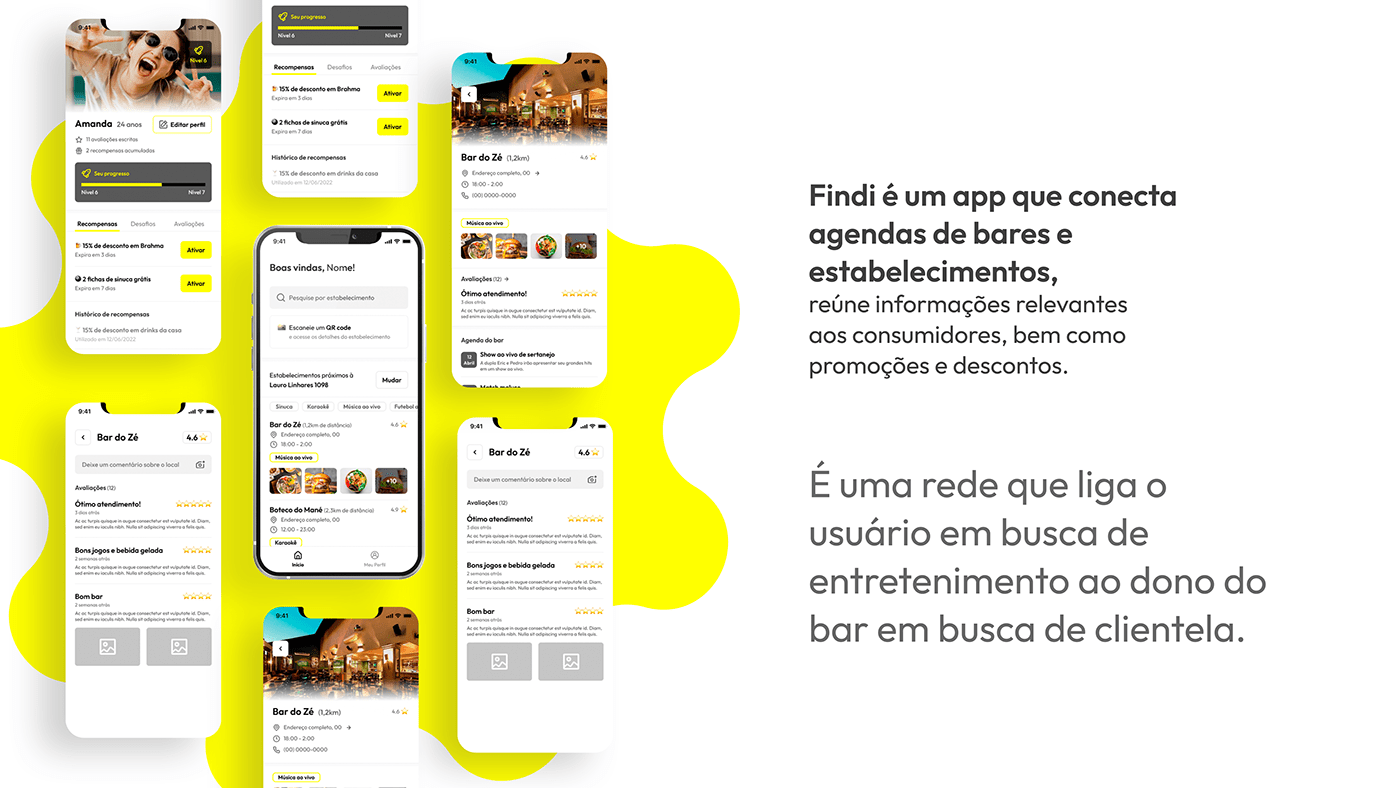 ambev beer digital Entertainment Mobile app UI user interface app