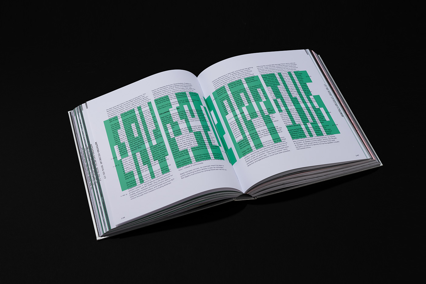 editorial design  typography design privacy book design print publication editorial type design Layout surveillance