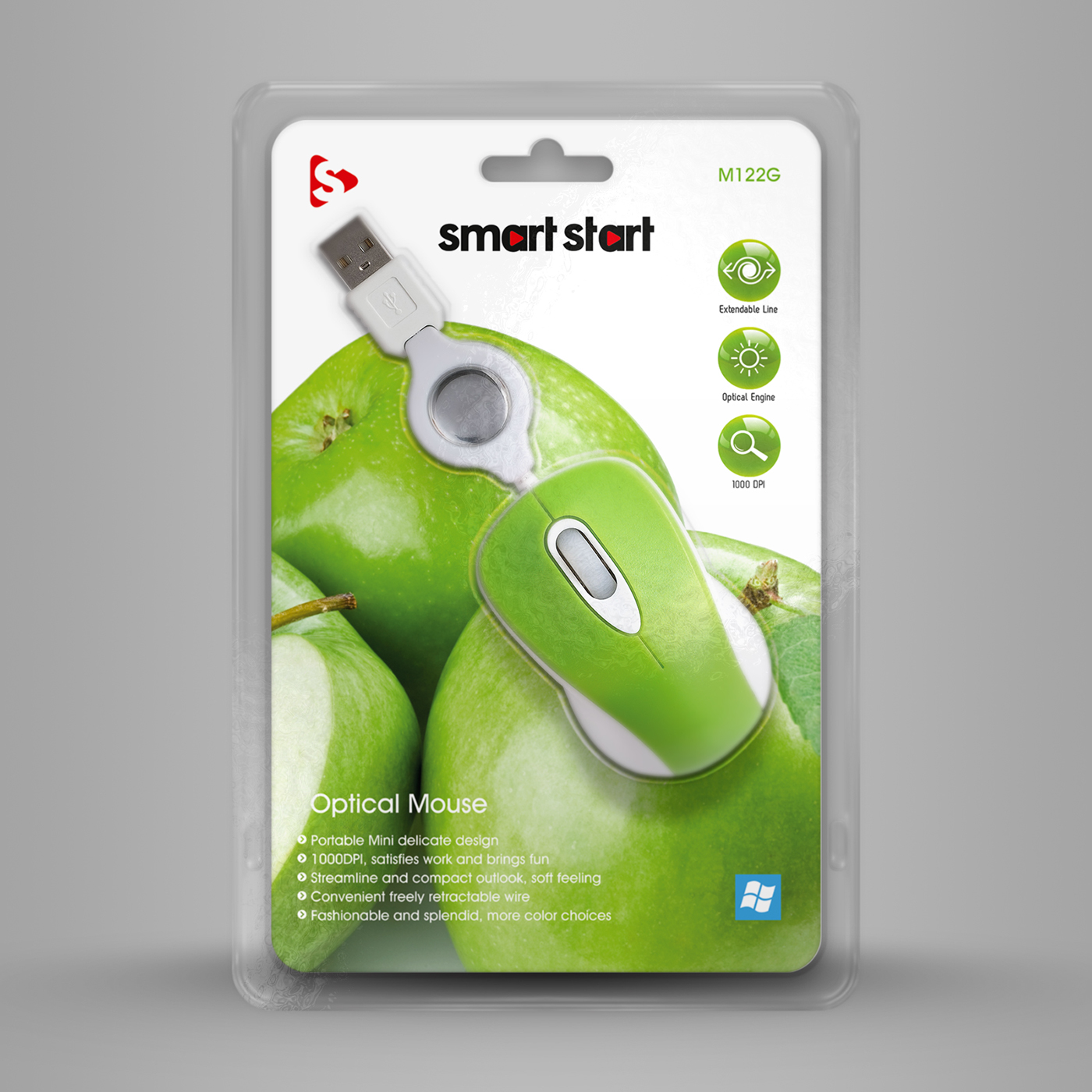 Smart Start mouse green LILA grün rosa pink Weiss Obst schwarz
