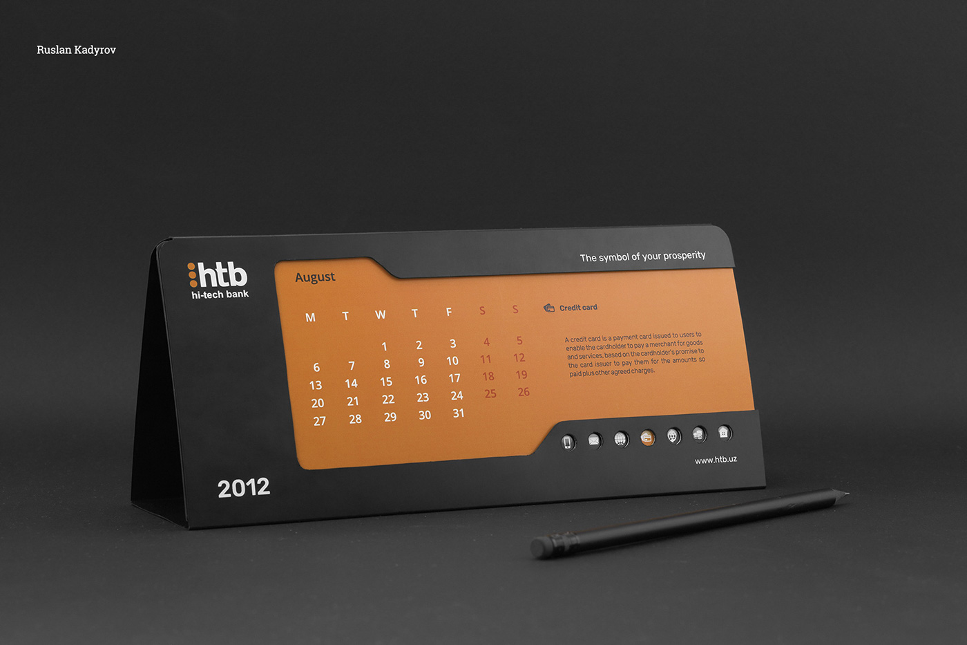 design table calendar graphic design  print design  hi-tech style