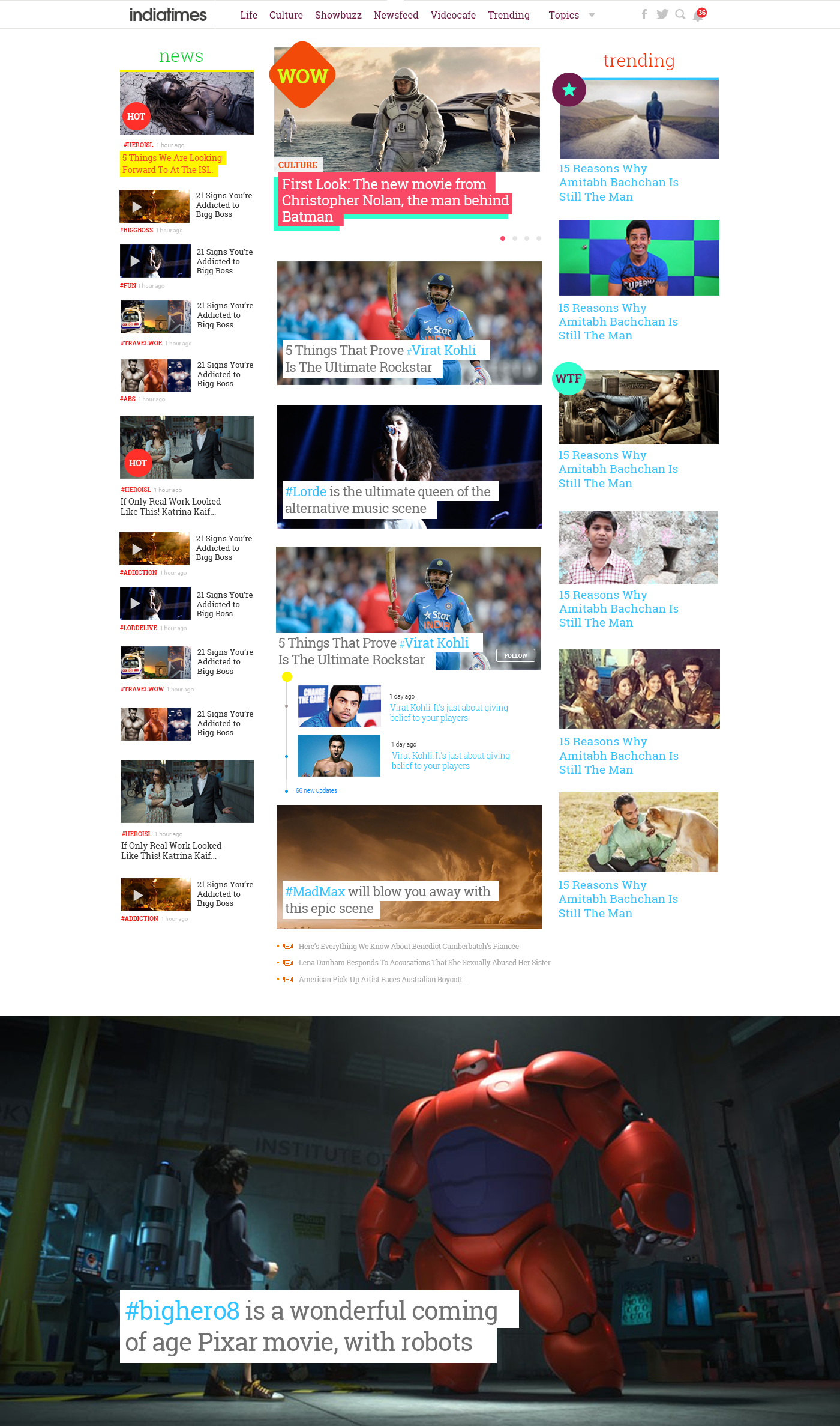 redesign indiatimes