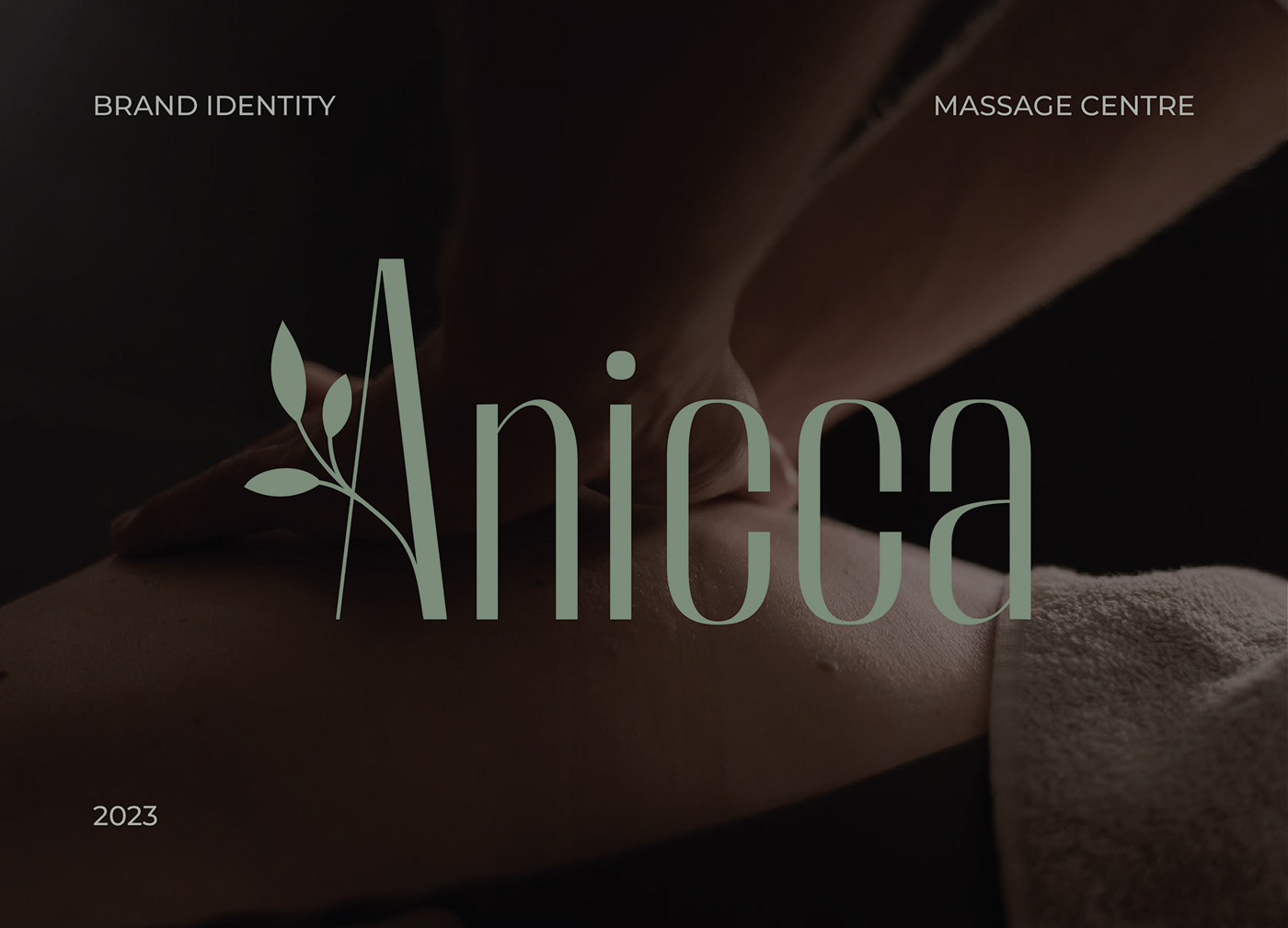 brand identity branding  visual identity Logo Design marketing   massage delicate feminine minimal Logotype