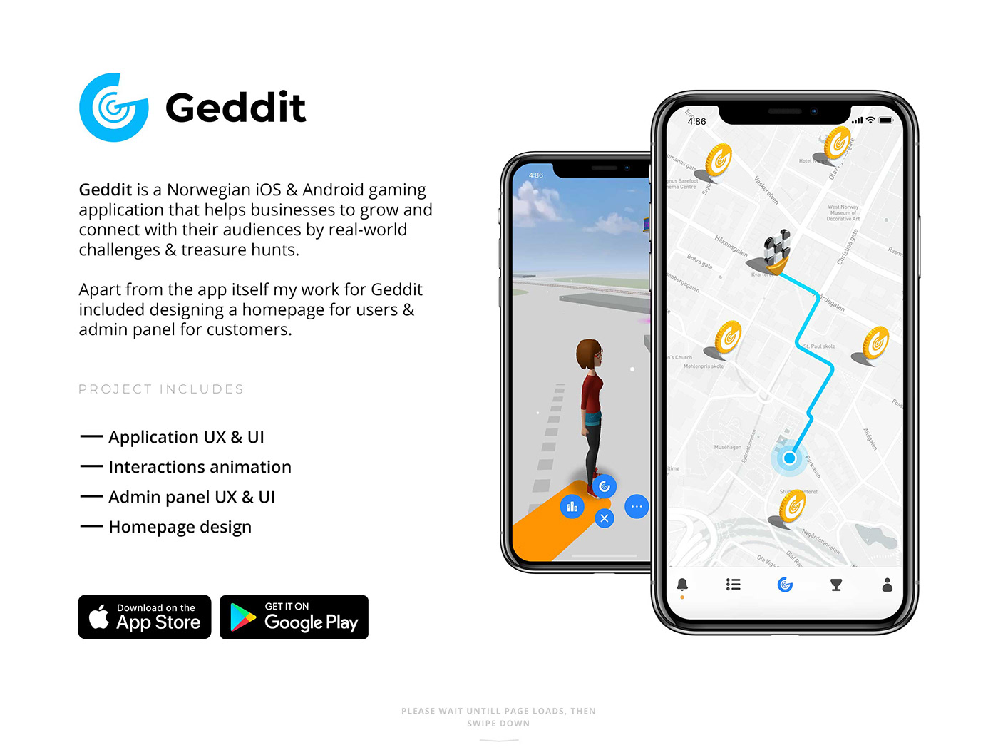 Geddit — gaming app on Behance