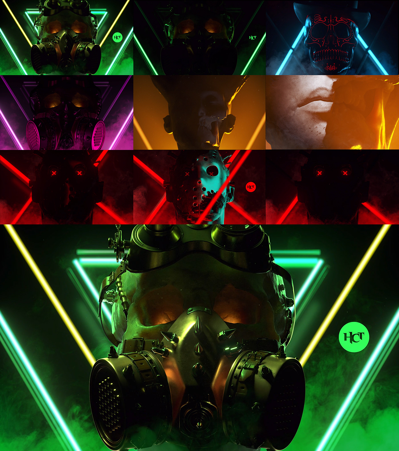 art Character design digital horror identity motion