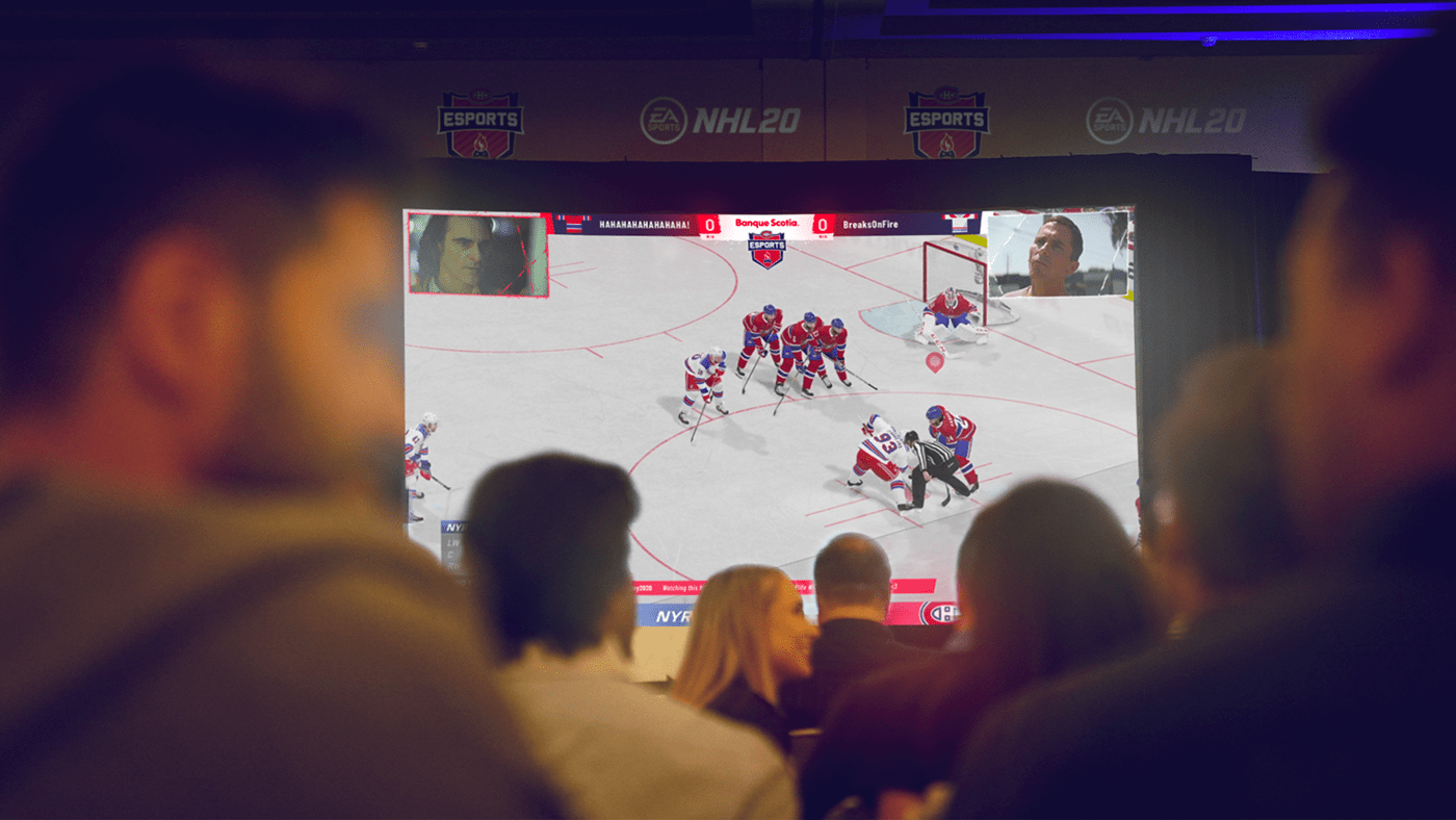 esports Event Gaming hockey livestream NHL Overlay stream Tournament Twitch