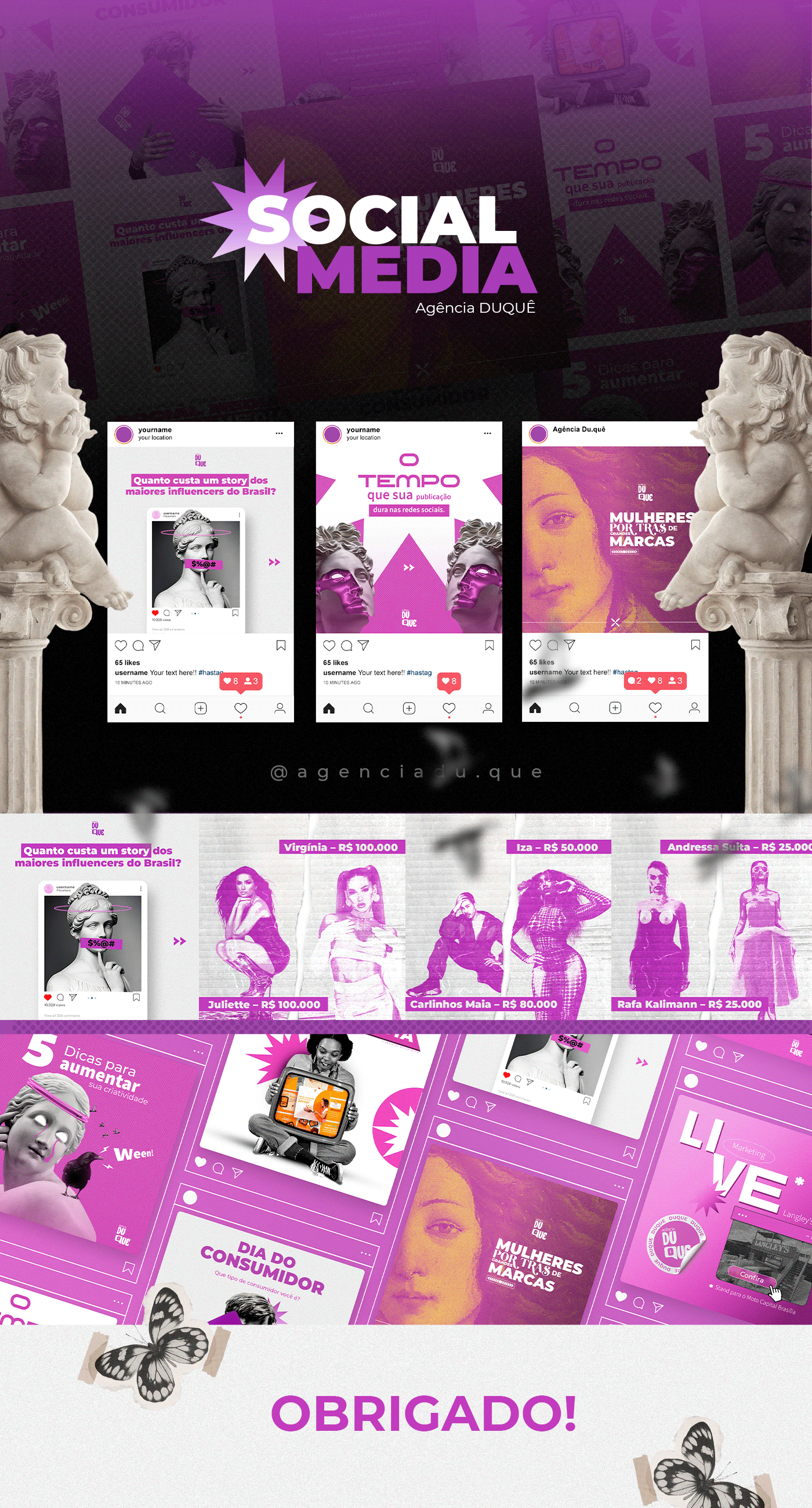 agencia design gráfico flyer instagram marketing   post publicidad Social media post Socialmedia visual identity