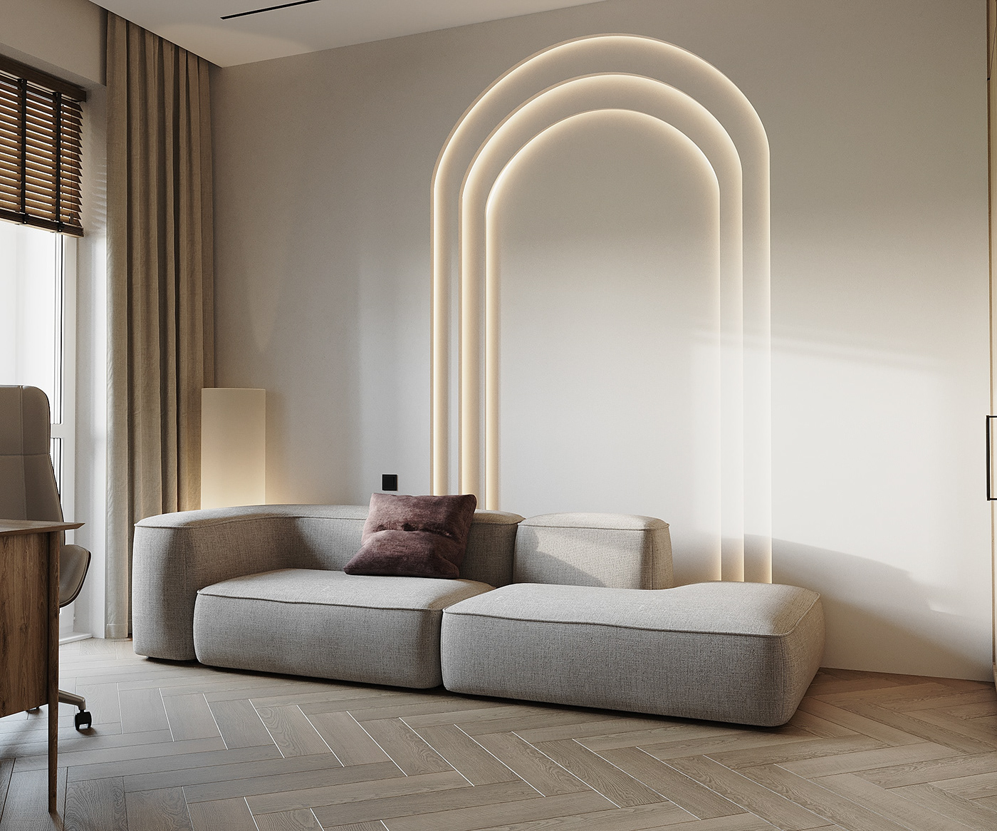 corona Render 3ds max architecture visualisation interior design  modern 3D archviz