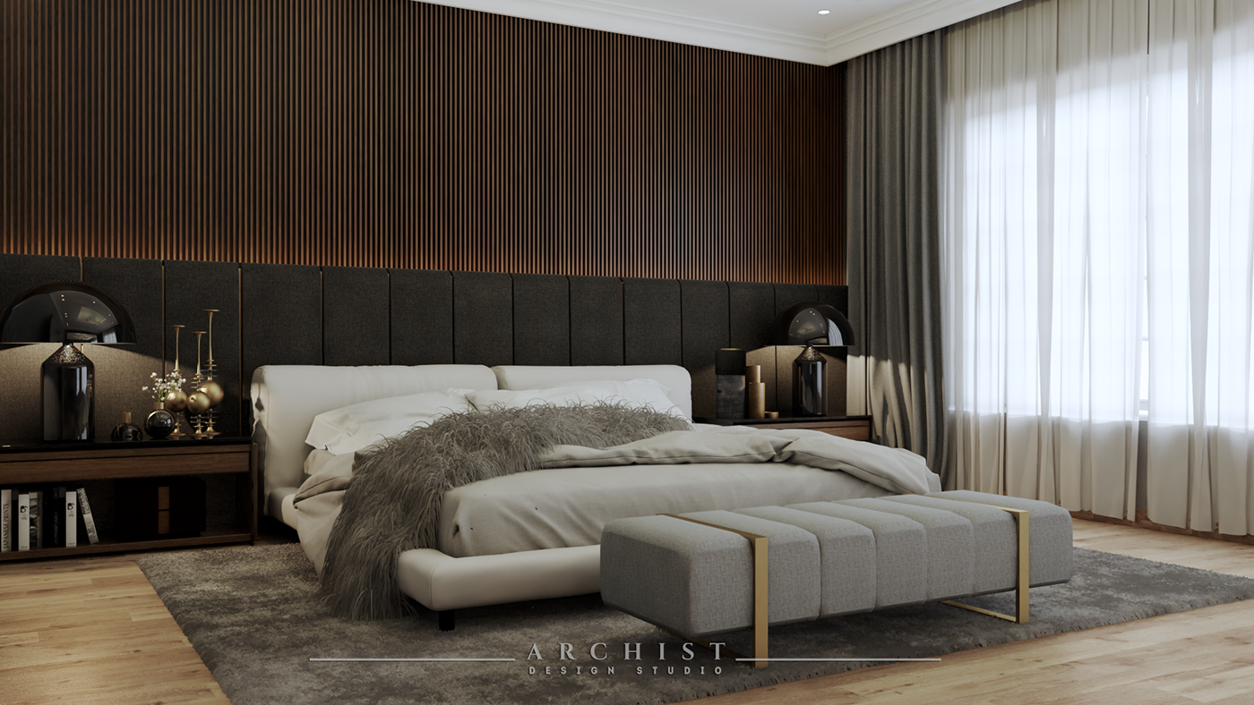 archist bed room egypt luxury brand branding  ideas bed elegant