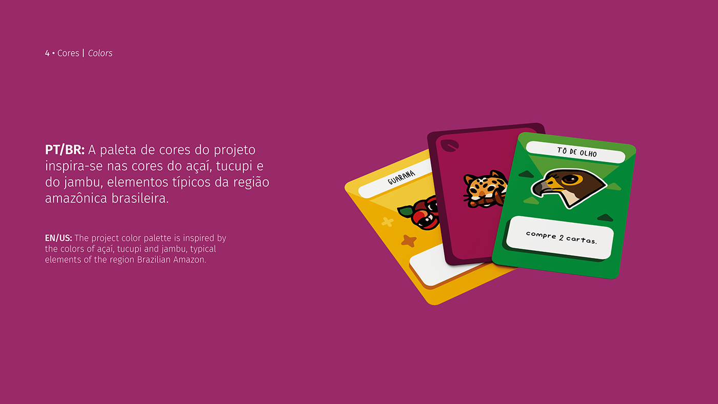 card game game board game card graphic design  visual identity adobe illustrator amazonia animals jogo de cartas