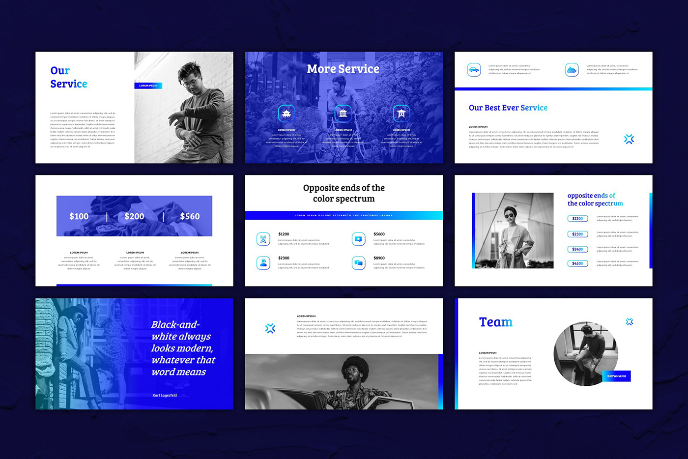 agency business creative deck pitch pitchdeck Powerpoint presentation Startup templates