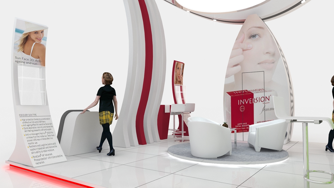 booth design booth louiswidmer dubai stall 3DDesign 3D visualization concept