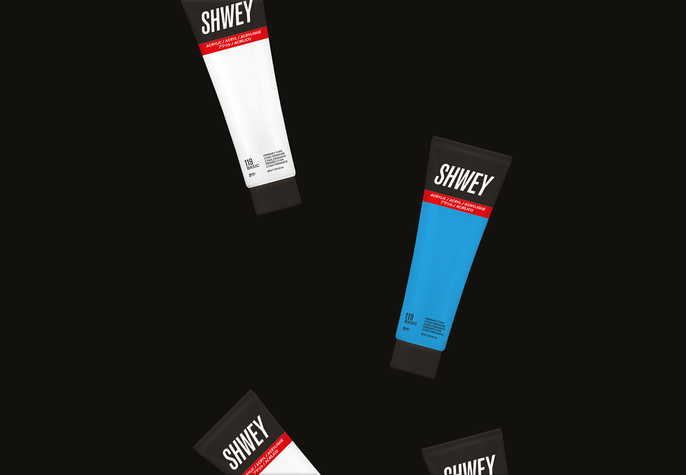 graphic design  Packaging paint branding  typography   artistic identity