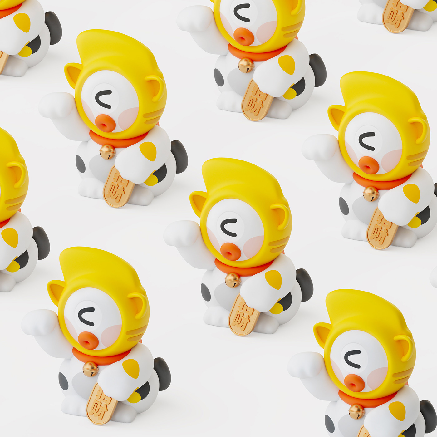 Character cartoon Brand Design brand 3D blender sticker cute IP Character design 