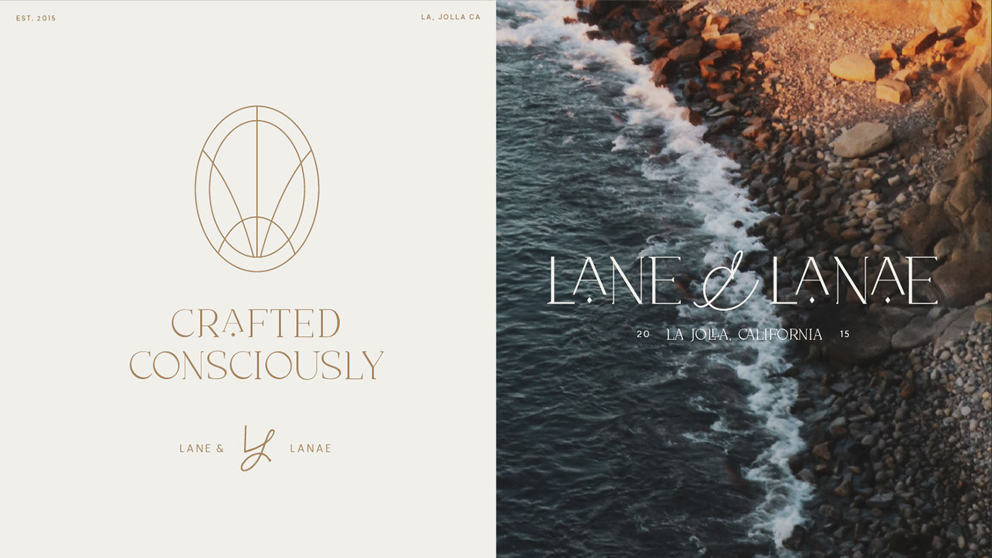 branding  conscious design identity janice callangan jewelry logo newnew studios Rebrand