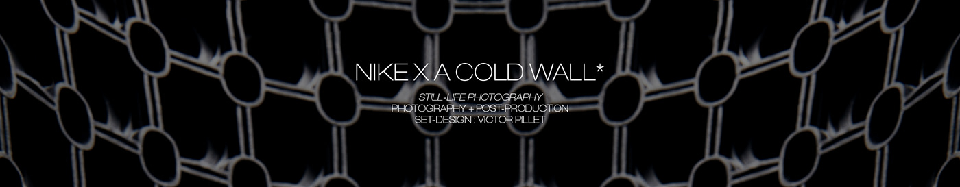 AColdWall grid Nike Photography  running set-design sneaker still-life studio