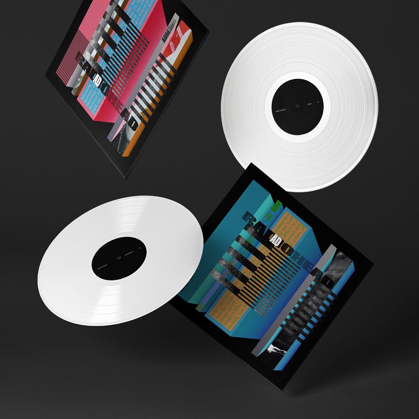 art artwork graphic design  music Radiohead record cover thom Yorke vinyl Stanley Donwood