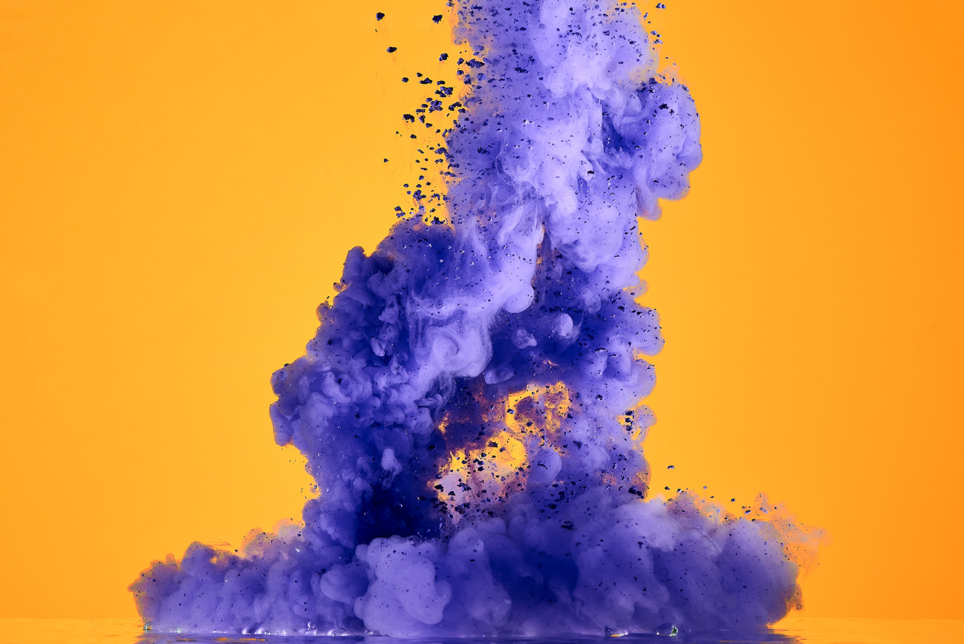 color explosion liquid photography