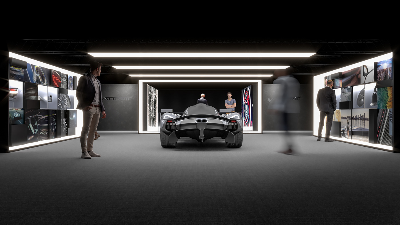 3d visual aston martin Autmotive automotive launch Cars CGI Events showroom valkyrie