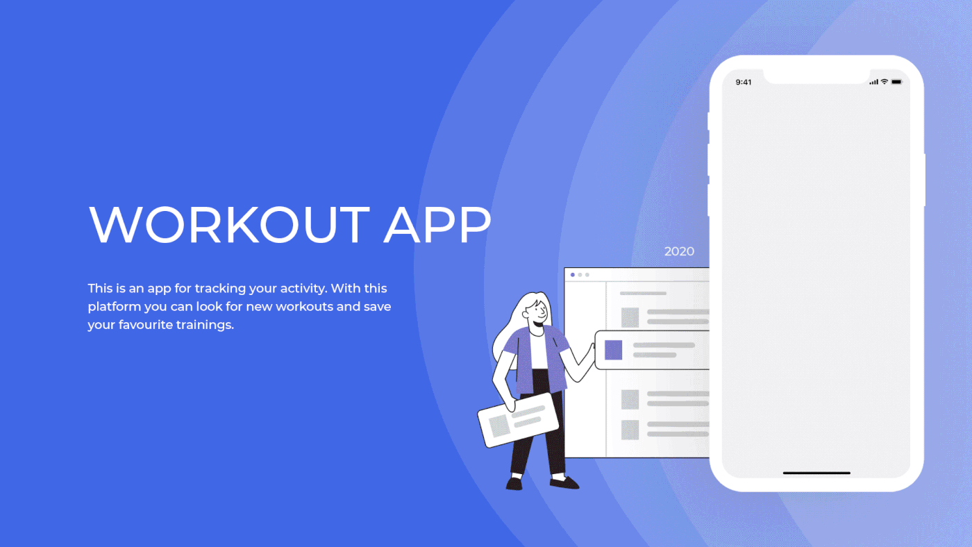 fitness Mobile app Nike profile redesign trainings UI ux workout workout app 