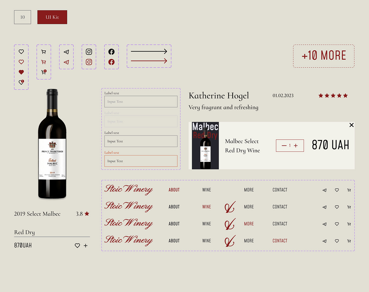 e-commerce ecommerce website UI/UX Website UX design Web ui design wine winery Ecommerce