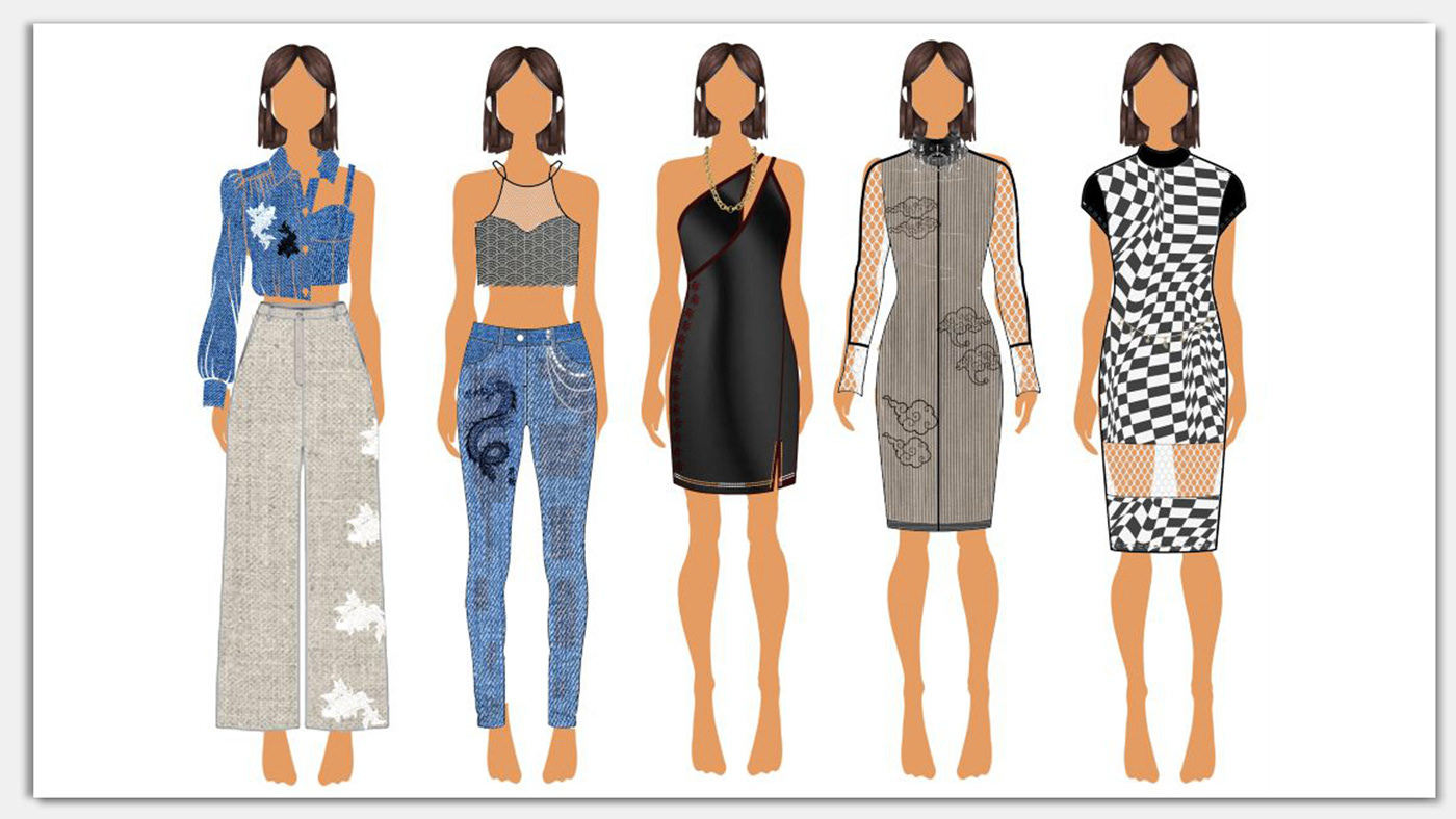 design brief Fashion  illustrations