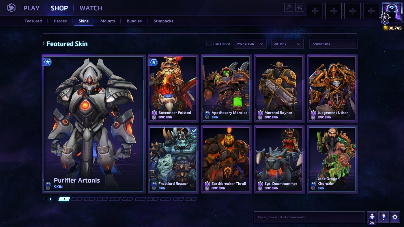 Heroes of the Storm on Behance
