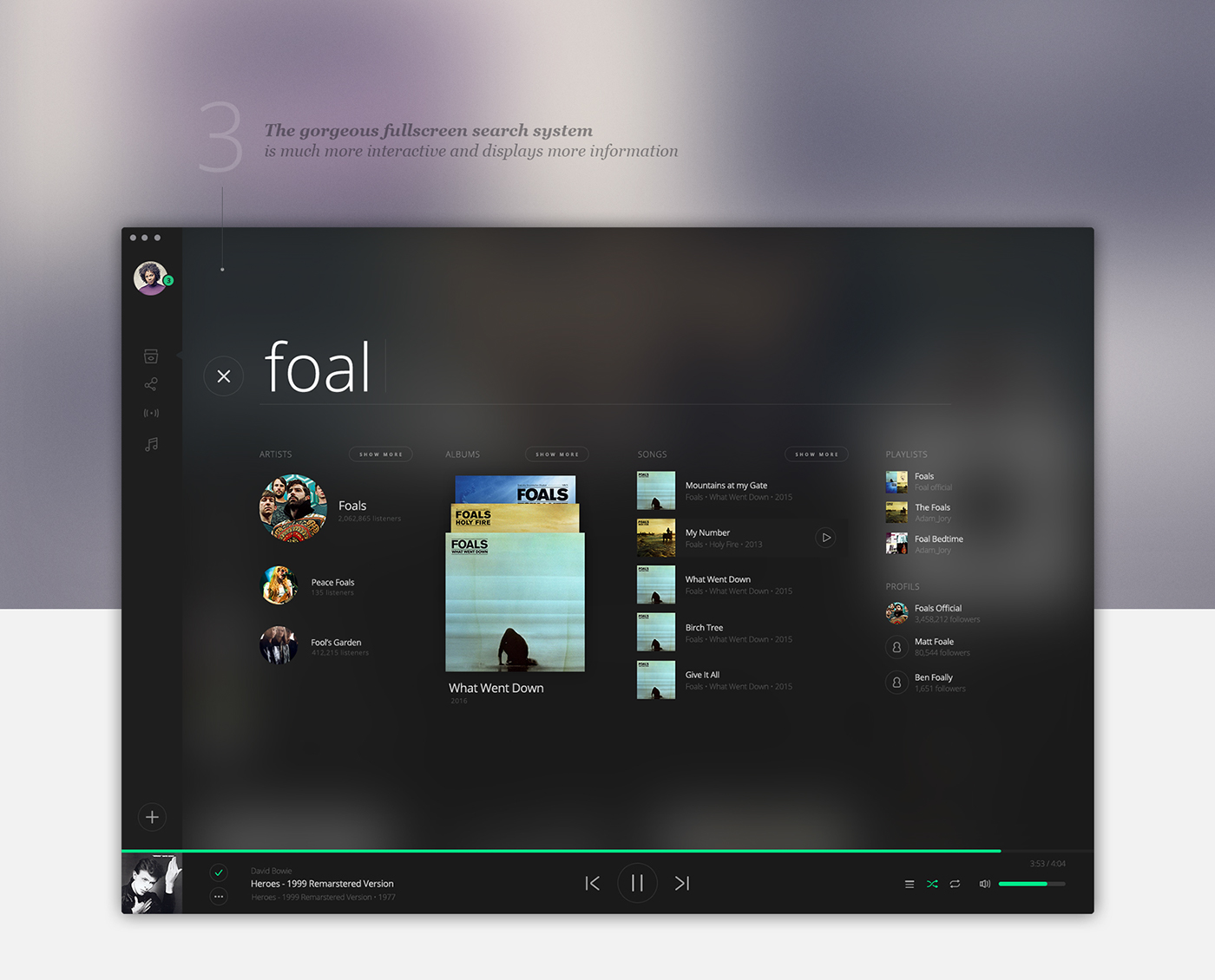 UI ux redesign spotify