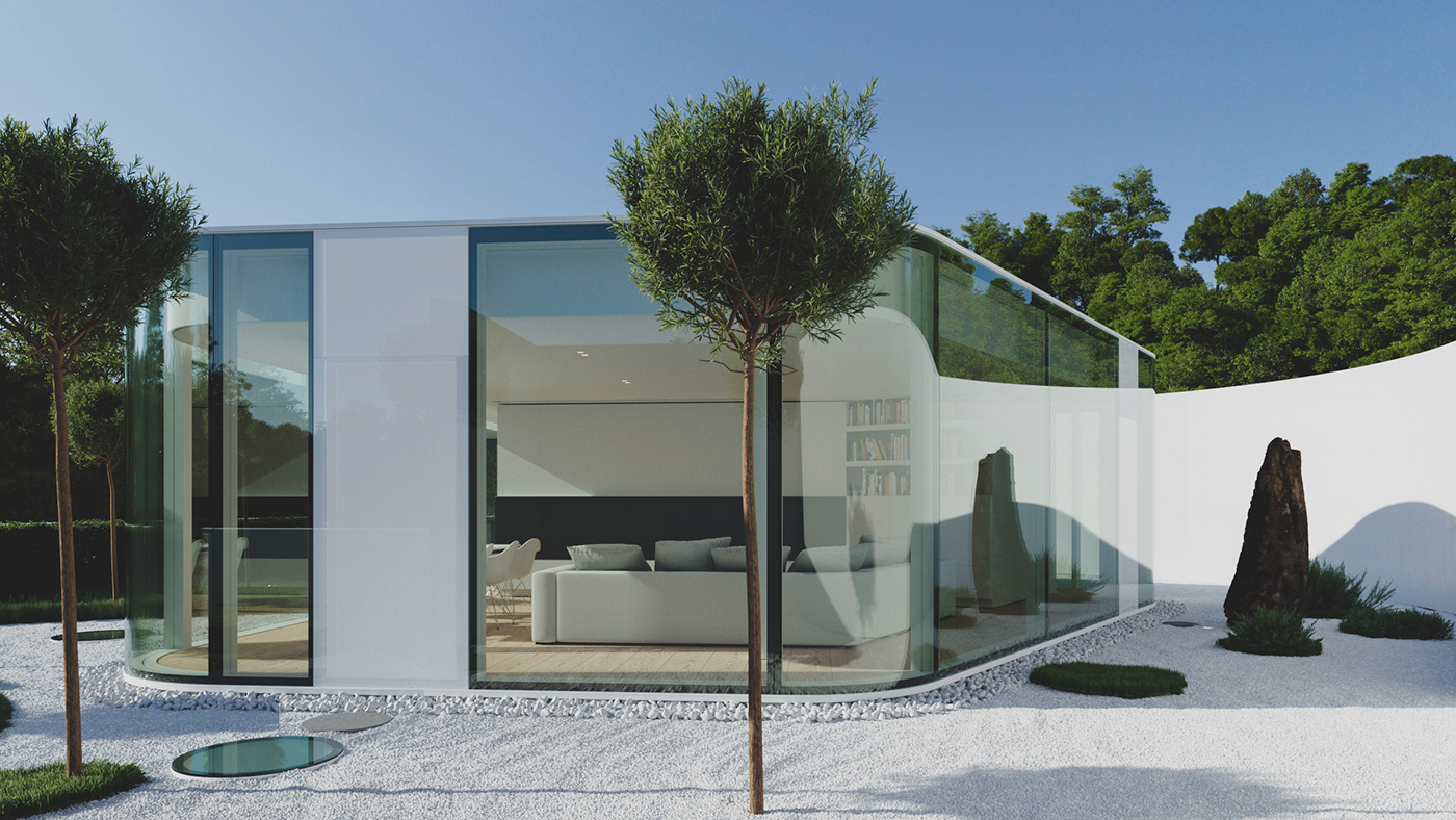 design house 3D Render corona Landscape arhitecture interioir 3dsmax CGI exterior visualisation