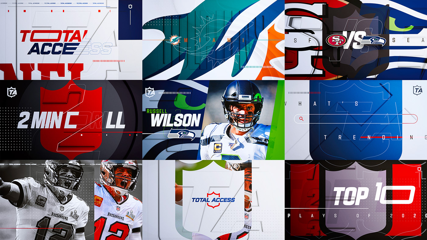 nfl NFL design  NFL Total Access SMSports Sports Design Total Access