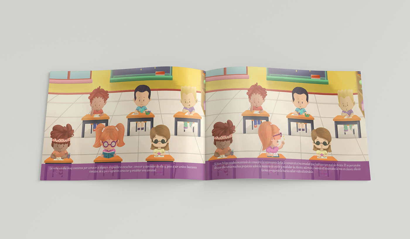 inclusion infantil enseñanza estilo de vida ilustracion libro educativo tolerancia diversidad