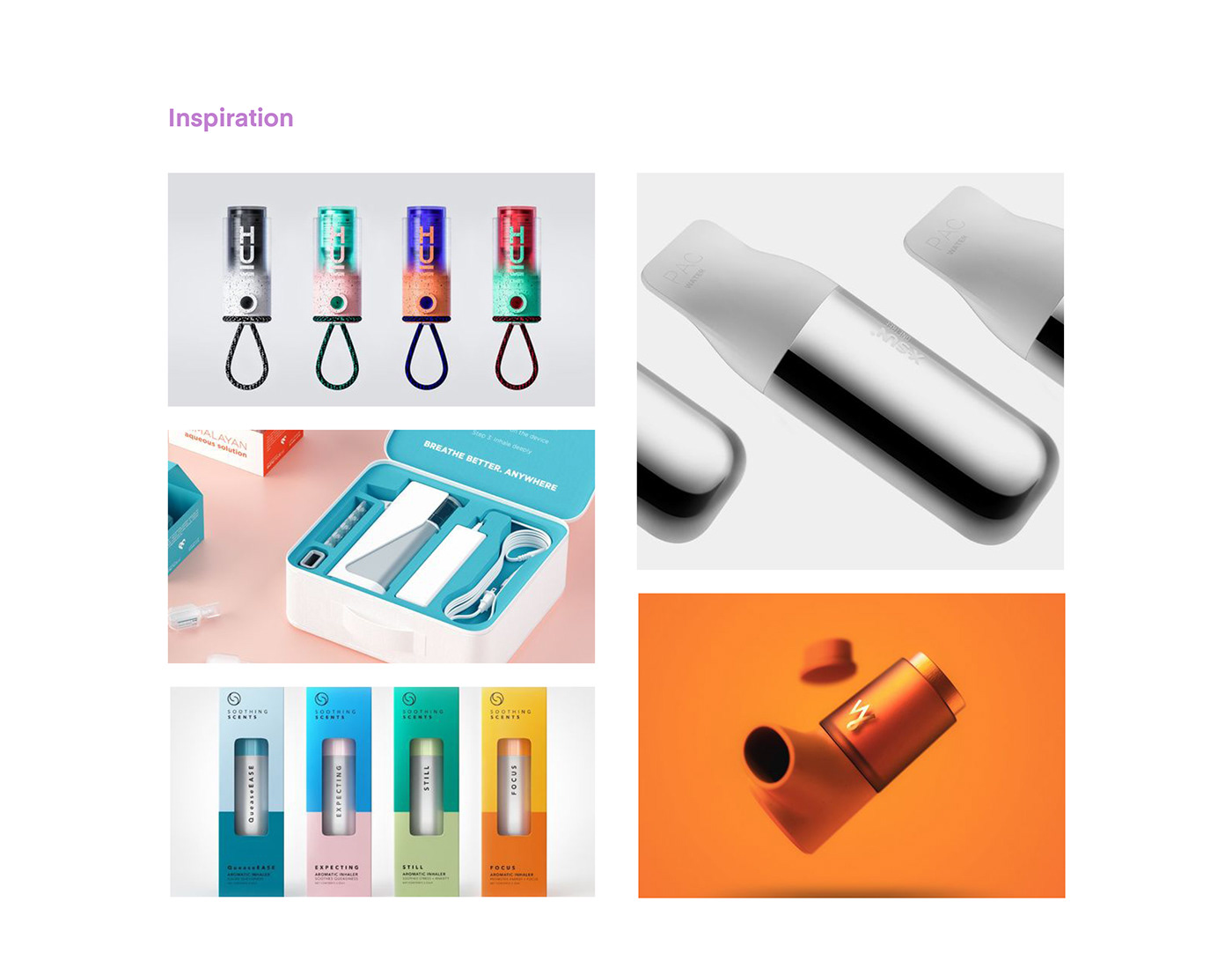Aromatherapy inhaler Logo Design packaging design product design  rebranding smart technology UI/UX Design wearable device