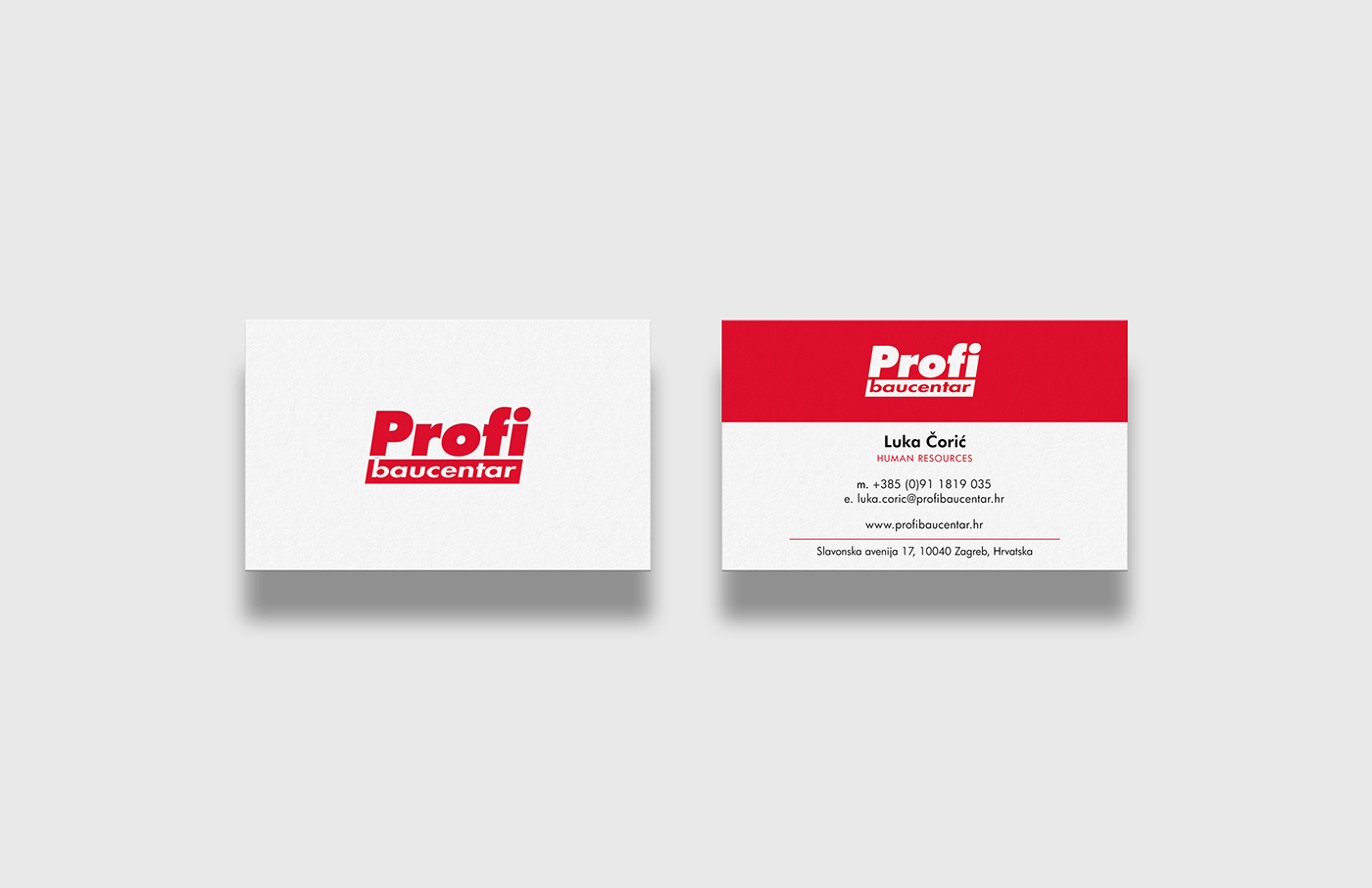 cards businesscards print visitcards design red
