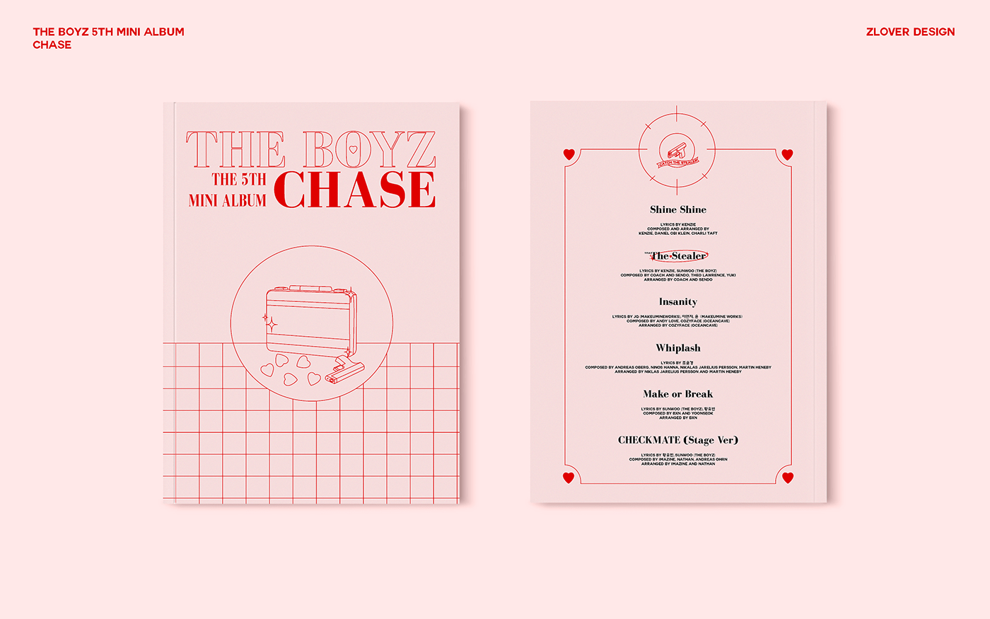 Album Album Redesign graphic design  kpop the boyz