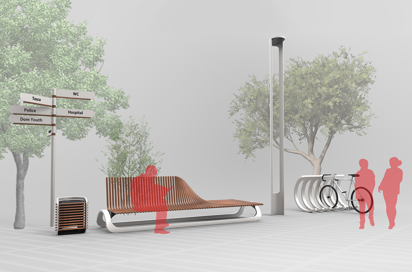  Urban furniture design  on Behance