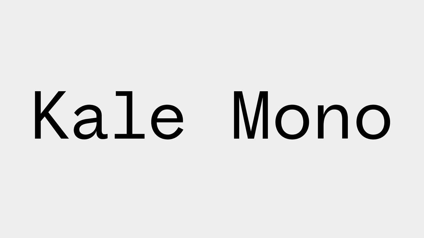 Boulevard LAB free typeface kale sans Mono monospaced sans Typeface