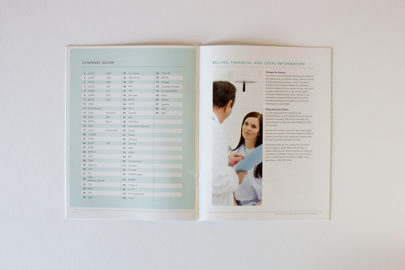 print design  Layout Design publication design Guide manual hospital guide Booklet