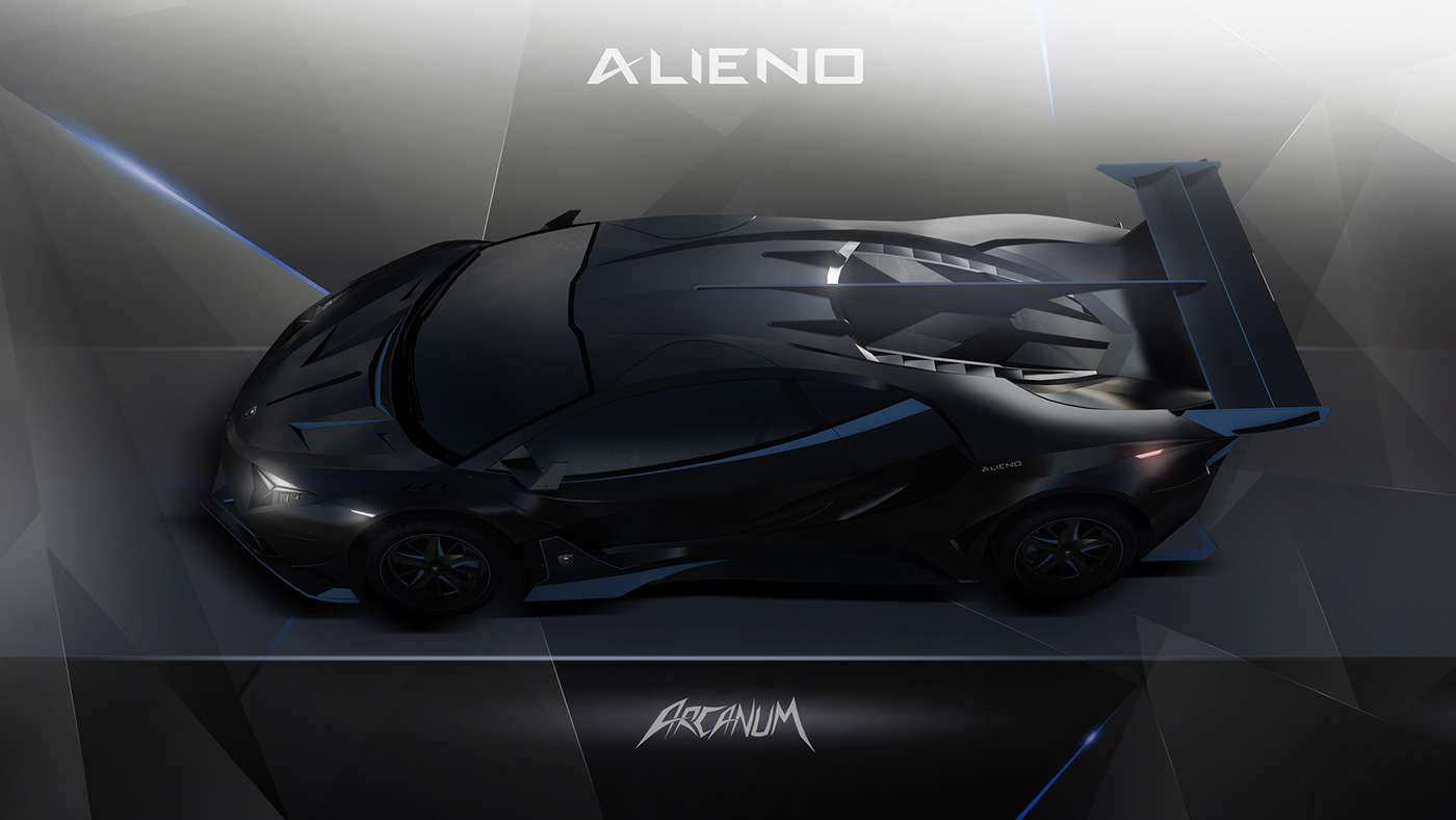 car design concept electric Alieno arcanum hyper
