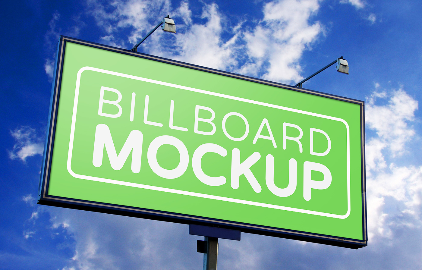 billboard billboard mock-up ad Advertising  road banner mock-up business city road ad corporate