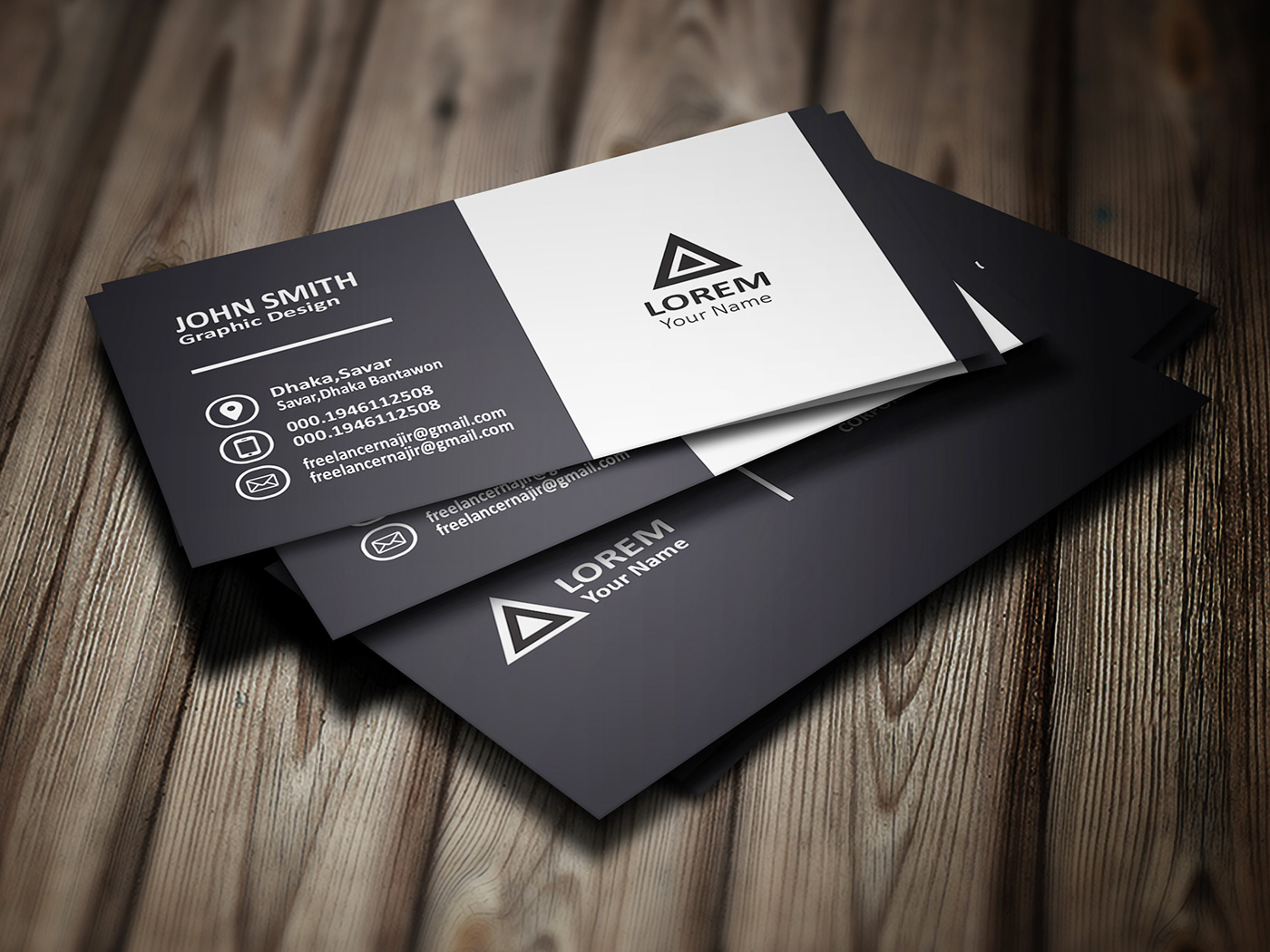 Business card design business logo design pirin card design