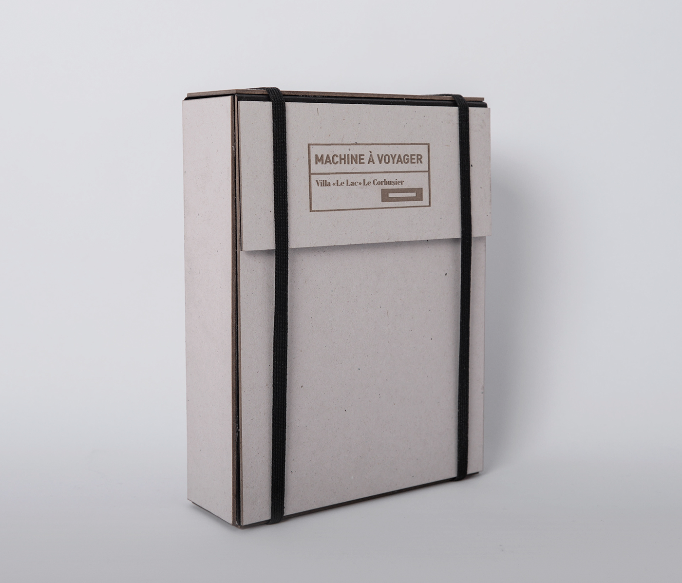 Le Corbusier architecture Travel book book design Premium Book laser cutting box backpack hard cardboard cover train ticket