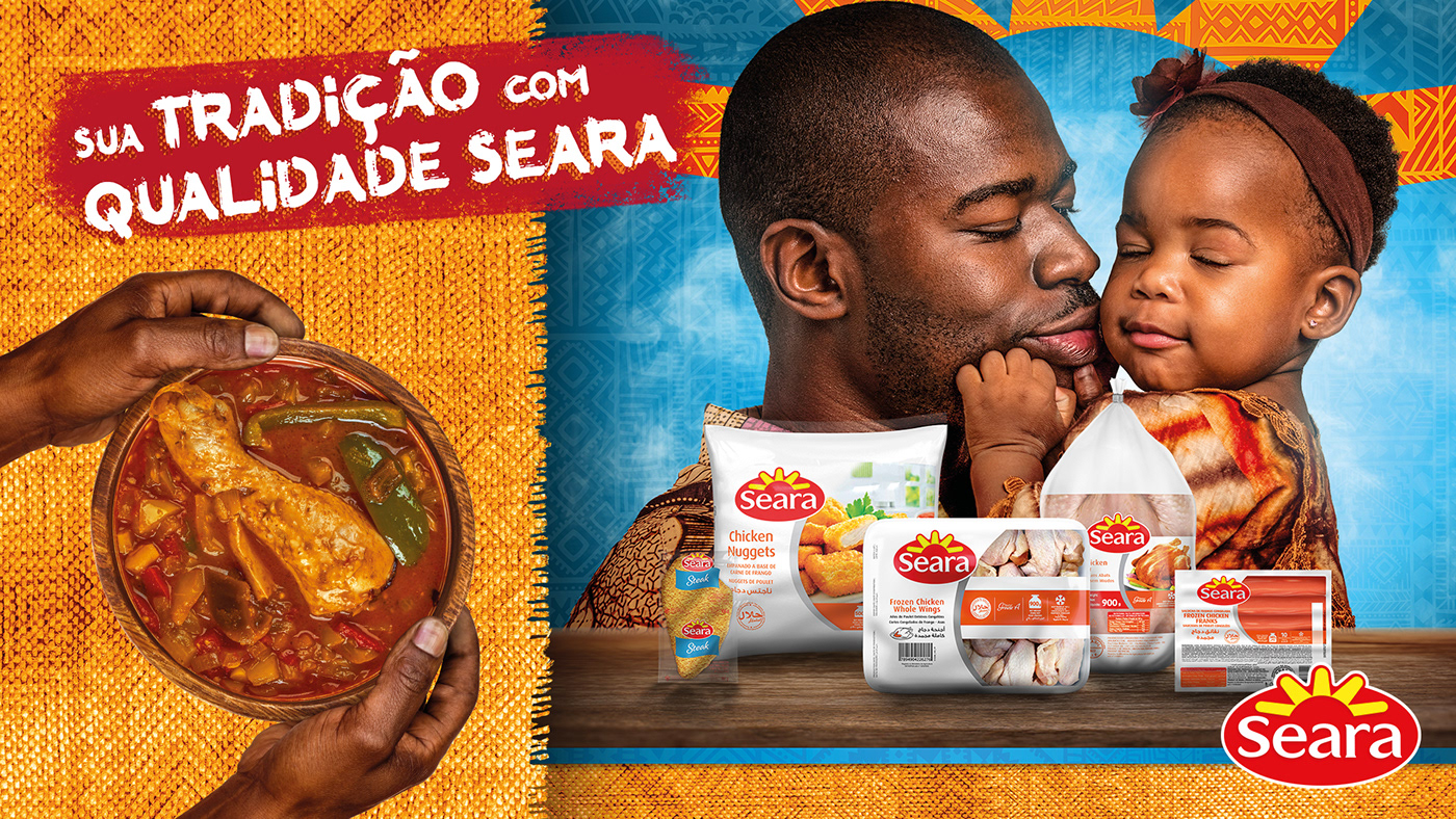 alimento angola campanha comida familia publicidade Seara
