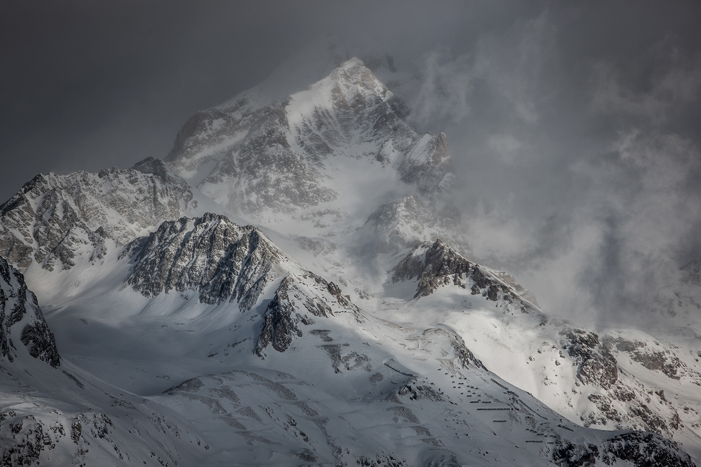 Photography  snow snowy landscapes snowscapes mountains rivers alps alpine dolomites landscape photography