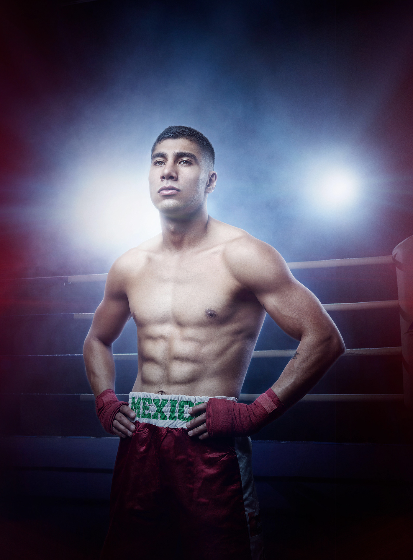 box Boxer Boxing chile club Deportes retoque retouch ring sports