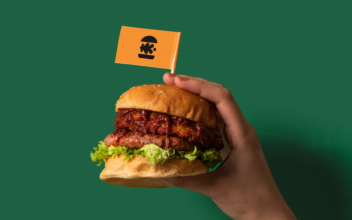 burger Fast food Guadalajara Logotype mexico Packaging rebranding vegan