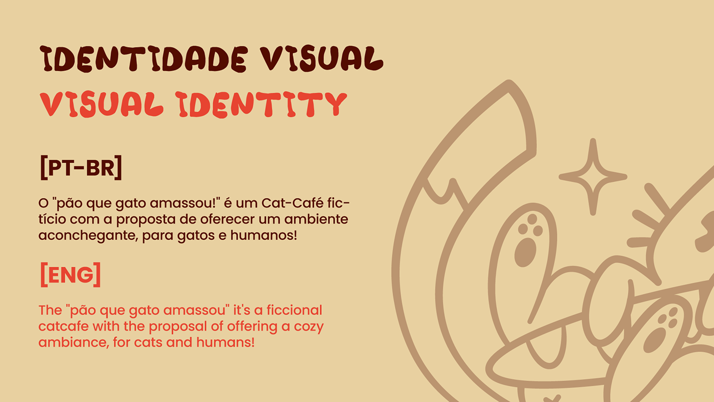 identidade visual Brand Design Ilustração cute cats