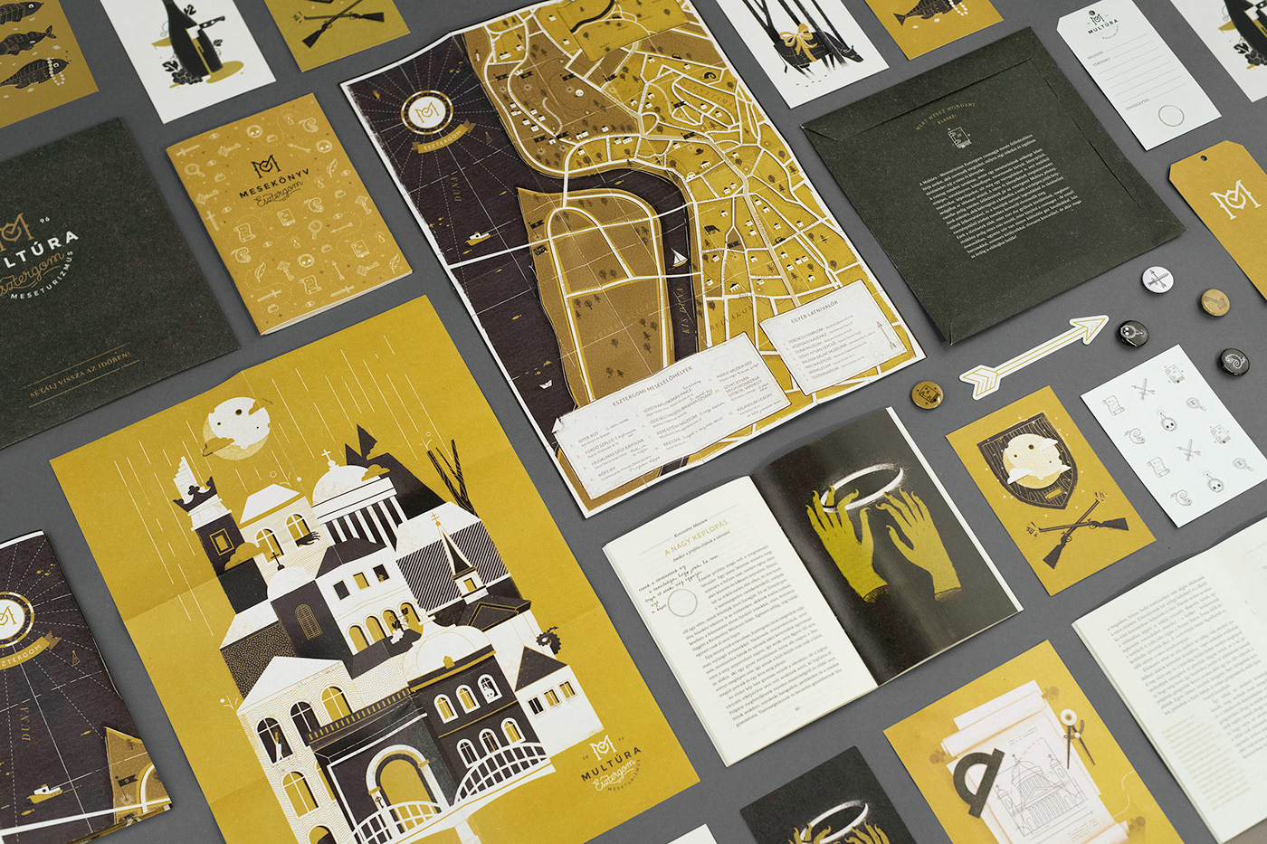 ILLUSTRATION  touristic kit editorial poster graphic design  legends TALES city adventure